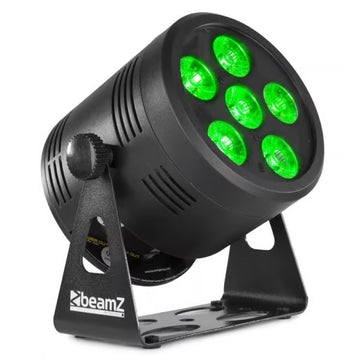 BeamZ BBP66 Battery Powered LED Parcan 6X 6W